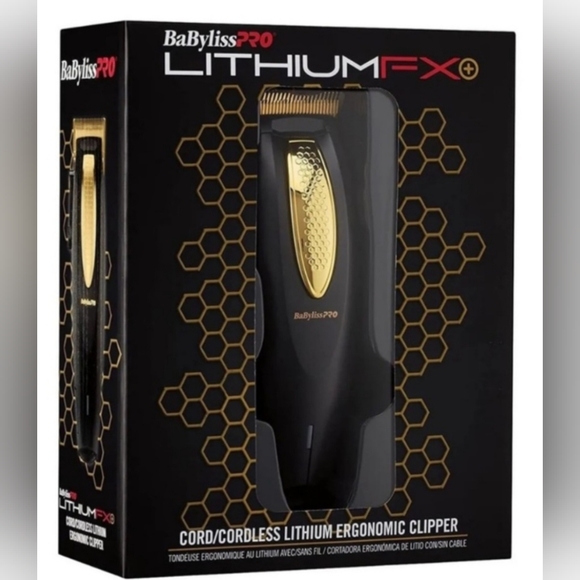 Babyliss Pro LithiumFx Black Gold Clipper - Picture 1 of 3